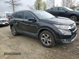 2019 Honda CR-V EX with VIN 2HKRW2H52KH625751, listed as a Copart auction lot 52596655 with 118,615 mi miles and Salvage Title. Bid and sale history available at carsss.com. Image 4.