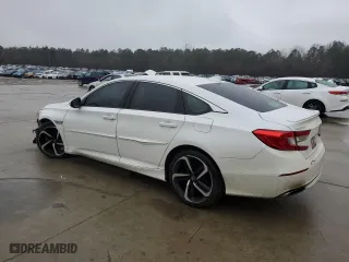 2018 Honda Accord Sedan Sport 1.5T with VIN 1HGCV1F33JA072040, listed as a Copart auction lot 44643885 with 140,466 mi miles and Salvage Title. Bid and sale history available at carsss.com. Image 2.