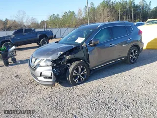 2017 Nissan Rogue S with VIN 5N1AT2MT1HC760987, listed as a IAAI auction lot 41774696 with 127,547 mi miles. Bid and sale history available at carsss.com. Image 2.