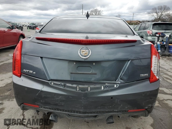 2013 Cadillac ATS Luxury with VIN 1G6AH5R34D0122795, listed as a Copart auction lot 49777605 with 175,509 mi miles and Salvage Title. Bid and sale history available at carsss.com. Image 6.