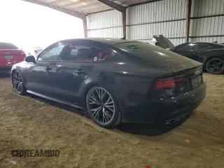 2017 Audi A7 Prestige with VIN WAU22AFC6HN129804, listed as a Copart auction lot 52373524 with 96,953 mi miles and Salvage Title. Bid and sale history available at carsss.com. Image 2.