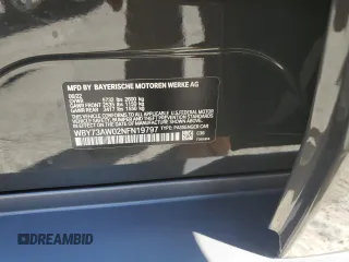 2022 BMW i4 eDrive40 z VIN WBY73AW02NFN19797, wystawiony jako Copart lot #72844893 z przebiegiem 14 353 mil mil oraz . Historia ofert i sprzedaży dostępna na DreamBid. Obrazek 12.