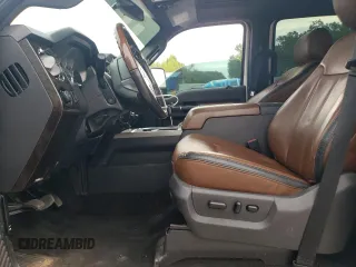 2015 Ford F-250 Lariat with VIN 1FT7W2BT5FEA55975, listed as a Copart auction lot 58673455 with 126,119 mi miles and Salvage title. Bid and sale history available at DreamBid. Image 7.