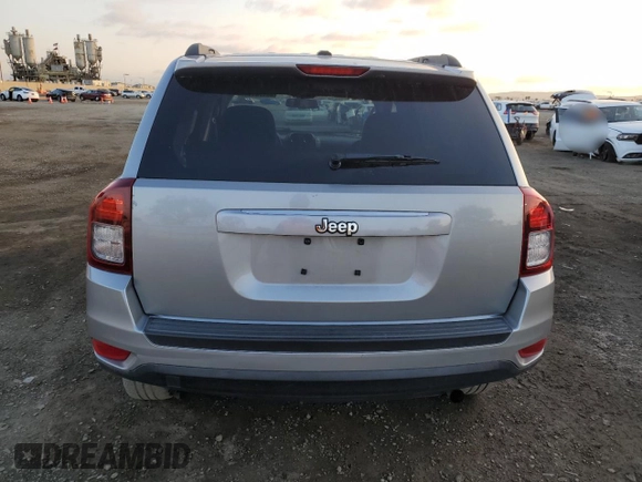 2016 Jeep Compass 75th Anniversary with VIN 1C4NJCBB3GD748893, listed as a Copart auction lot 43176195 with 71,356 mi miles and Salvage Title. Bid and sale history available at carsss.com. Image 6.
