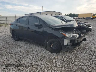 2021 Nissan Versa S with VIN 3N1CN8DV7ML821059, listed as a Copart auction lot 62263455 with 124,444 mi miles and Clean title. Bid and sale history available at DreamBid. Image 4.
