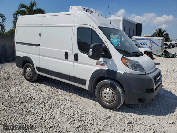 2021 Ram ProMaster Cargo Van with VIN 3C6LRVCGXME507758, listed as a Copart auction lot 49292915 with 50,495 mi miles and Clean Title. Bid and sale history available at carsss.com. Image 4.