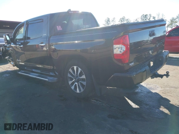 2020 Toyota Tundra Limited with VIN 5TFFY5F1XLX256495, listed as a IAAI auction lot 41373252 with 142,229 mi miles and . Bid and sale history available at DreamBid. Image 3.