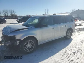 2015 Ford Flex SEL with VIN 2FMHK6C8XFBA03993, listed as a Copart auction lot 89224445 with 179,119 mi miles and Salvage Title. Bid and sale history available at carsss.com. Image 1.