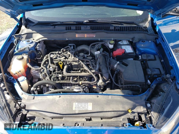 2019 Ford Fusion SE with VIN 3FA6P0HD7KR172841, listed as a Copart auction lot 49632224 with 53,338 mi miles and Salvage Title. Bid and sale history available at DreamBid. Image 11.