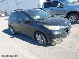 2016 Honda HR-V EX-L w/Navi with VIN 3CZRU5H73GM744526, listed as a IAAI auction lot 40940563 with 1 mi miles. Bid and sale history available at carsss.com. Image 1.