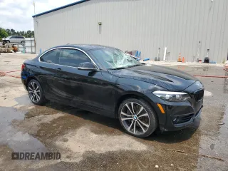 2021 BMW 2 Series 230i with VIN WBA2J1C04M7H22835, listed as a Copart auction lot 58811085 with 28,765 mi miles and Salvage title. Bid and sale history available at DreamBid. Image 4.