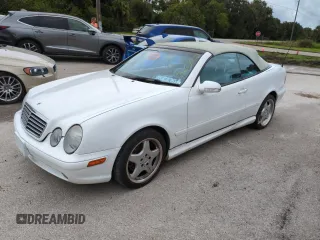 2000 Mercedes-Benz CLK 320/430 with VIN WDBLK70G2YT034673, listed as a Copart auction lot 74668434 with Not Provided miles and Salvage Title. Bid and sale history available at DreamBid. Image 1.