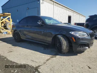 2016 BMW 2 Series M235i xDrive with VIN WBA1J9C54GV696160, listed as a Copart auction lot 52317365 with 0 mi miles and Salvage Title. Bid and sale history available at carsss.com. Image 4.