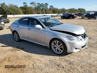 2006 Lexus IS 250 Manual with VIN JTHBK262462001705, listed as a Copart auction lot 48607615 with 151,792 mi miles and Salvage Title. Bid and sale history available at carsss.com. Image 4.