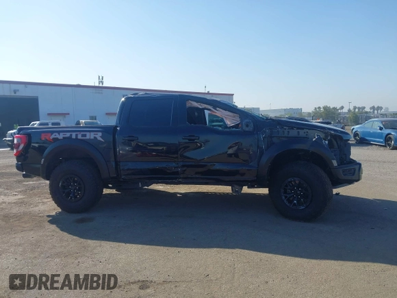 2023 Ford F-150 Raptor with VIN 1FTFW1RJ0PFA44288, listed as a IAAI auction lot 41177459 with 11,146 mi miles and . Bid and sale history available at DreamBid. Image 13.