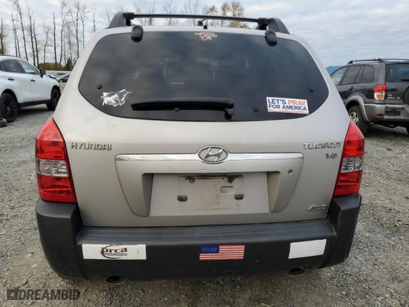 2005 Hyundai Tucson GLS with VIN KM8JN72D75U229219, listed as a Copart auction lot 79741524 with 167,388 mi miles and Clean Title. Bid and sale history available at carsss.com. Image 6.