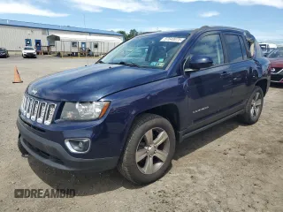 2017 Jeep Compass High Altitude with VIN 1C4NJDEB3HD154758, listed as a Copart auction lot 57640075 with 108,897 mi miles and Salvage title. Bid and sale history available at DreamBid. Image 1.