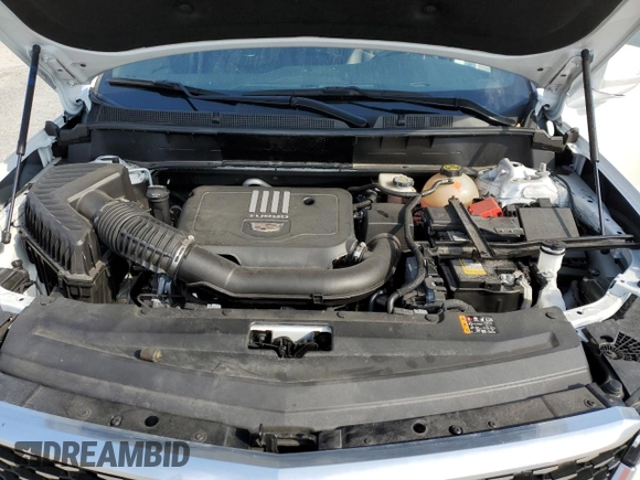 2024 Cadillac XT6 FWD Luxury with VIN 1GYKPAR47RZ705252, listed as a Copart auction lot 49244015 with 26,838 mi miles and Salvage title. Bid and sale history available at DreamBid. Image 13.