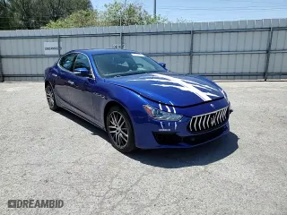 2019 Maserati Ghibli with VIN ZAM57XSA9K1322189, listed as a Copart auction lot 55374484 with 22,937 mi miles and Salvage Title. Bid and sale history available at carsss.com. Image 11.