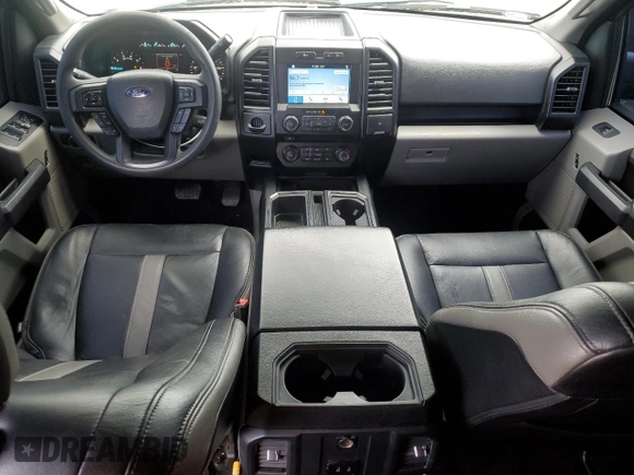 2018 Ford F-150 XL with VIN 1FTEW1CP7JKE15048, listed as a Copart auction lot 51328255 with 146,938 mi miles and Salvage Title. Bid and sale history available at carsss.com. Image 8.