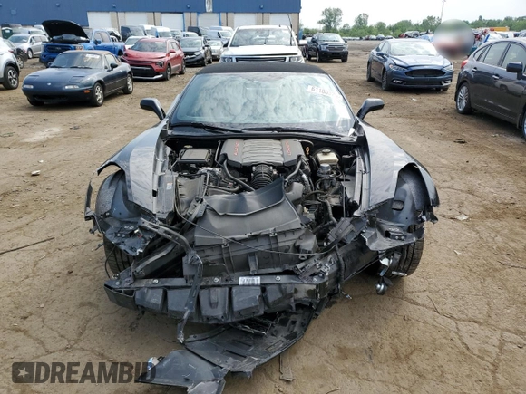 2015 Chevrolet Corvette 3LT with VIN 1G1YF3D73F5104562, listed as a Copart auction lot 61180025 with 55,914 mi miles and Clean title. Bid and sale history available at DreamBid. Image 5.