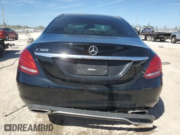 2018 Mercedes-Benz C with VIN 55SWF4JB1JU262627, listed as a Copart auction lot 48137995 with 55,088 mi miles and Non Repairable. Bid and sale history available at carsss.com. Image 6.