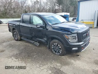 2024 Nissan Titan Pro-4X z VIN 1N6AA1ED3RN116454, wystawiony jako Copart lot #43611905 z przebiegiem 8 563 mil mil oraz Szkoda całkowita • Salvage title. Historia ofert i sprzedaży dostępna na DreamBid. Obrazek 4.