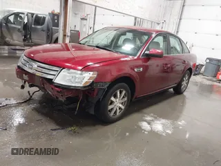 2008 Ford Taurus SEL with VIN 1FAHP27W38G172116, listed as a IAAI auction lot 41824616 with 176,864 mi miles. Bid and sale history available at carsss.com. Image 2.