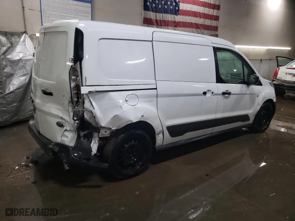2015 Ford Transit Connect XL with VIN NM0LS7E79F1203796, listed as a Copart auction lot 47130065 with 169,156 mi miles and Salvage Title. Bid and sale history available at carsss.com. Image 3.