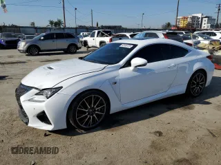 2015 Lexus RC F with VIN JTHHP5BC9F5000706, listed as a Copart auction lot 52458725 with 57,949 mi miles and Clean Title. Bid and sale history available at carsss.com. Image 1.