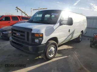 2008 Ford Econoline Cargo Commercial with VIN 1FTNS24L68DB18056, listed as a Copart auction lot 49248325 with 45,681 mi miles and Salvage Title. Bid and sale history available at DreamBid. Image 1.