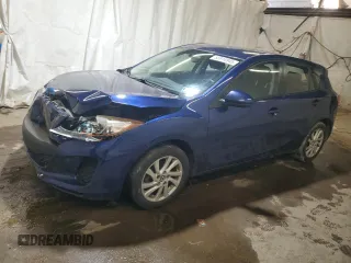2013 Mazda 3 i Touring with VIN JM1BL1LP3D1773754, listed as a Copart auction lot 55914945 with 157,547 mi miles and Salvage title. Bid and sale history available at DreamBid. Image 1.