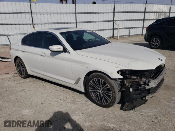 2020 BMW 5 Series 530e with VIN WBAJA9C0XLCD71591, listed as a Copart auction lot 79766234 with 115,358 mi miles and Salvage Title. Bid and sale history available at DreamBid. Image 4.