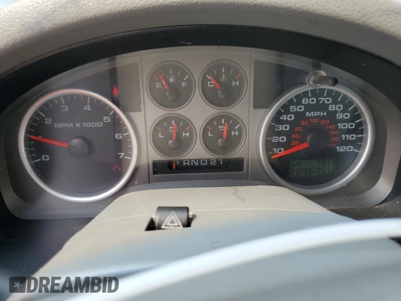 2006 Ford F-150 XLT with VIN 1FTPX12576NB03534, listed as a Copart auction lot 58953355 with 289,675 mi miles and Salvage title. Bid and sale history available at DreamBid. Image 9.