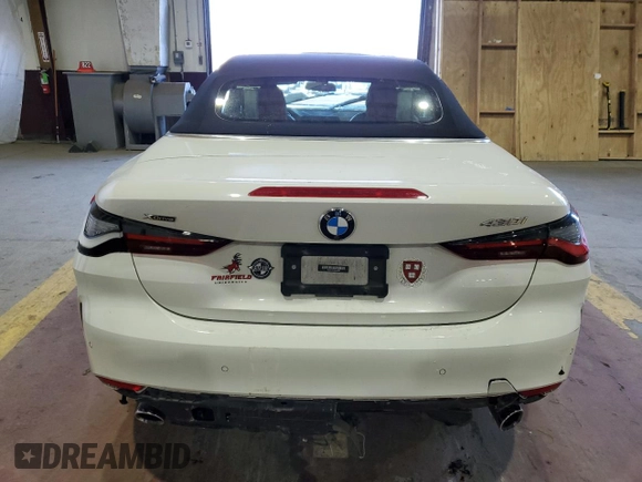 2023 BMW 4 Series 430i xDrive with VIN WBA43AT03PCL32501, listed as a Copart auction lot 42541515 with Not Provided miles and Salvage Title. Bid and sale history available at DreamBid. Image 6.