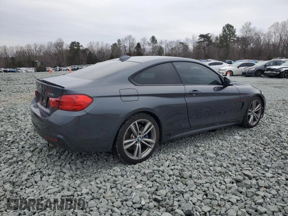 2014 BMW 4 Series 435i with VIN WBA3R1C5XEK190768, listed as a Copart auction lot 44512985 with 117,280 mi miles and Salvage Title. Bid and sale history available at carsss.com. Image 3.