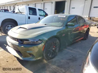 2020 Dodge Charger Scat Pack with VIN 2C3CDXGJ2LH132996, listed as a Copart auction lot 89082605 with 49,188 mi miles and Salvage Title. Bid and sale history available at carsss.com. Image 1.