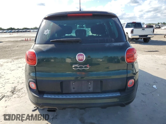 2015 FIAT 500L Urbana Trekking with VIN ZFBCFADHXFZ035105, listed as a Copart auction lot 81391264 with 79,737 mi miles and Salvage Title. Bid and sale history available at carsss.com. Image 6.