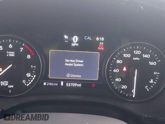2020 Cadillac XT5 Premium Luxury FWD with VIN 1GYKNCRS4LZ152261, listed as a IAAI auction lot 41300929 with 53,709 mi miles. Bid and sale history available at carsss.com. Image 15.
