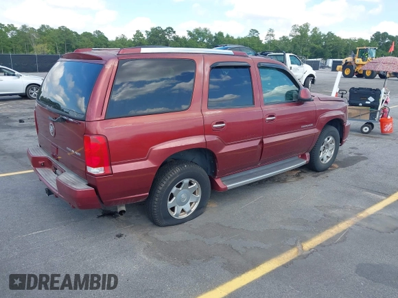 2003 Cadillac Escalade z VIN 1GYEK63N53R183593, wystawiony jako IAAI lot #42438258 z przebiegiem 74 561 mil mil oraz . Historia ofert i sprzedaży dostępna na DreamBid. Obrazek 4.