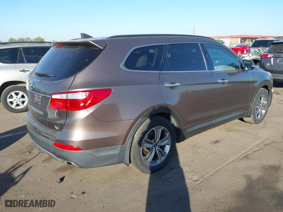2014 Hyundai Santa Fe Limited with VIN KM8SN4HF3EU043589, listed as a IAAI auction lot 41146688 with 115,361 mi miles. Bid and sale history available at carsss.com. Image 4.