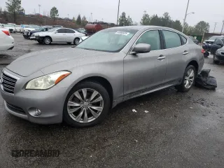 2012 Infiniti M with VIN JN1BY1AR2CM390328, listed as a Copart auction lot 44988325 with 175,694 mi miles and Salvage Title. Bid and sale history available at DreamBid. Image 1.