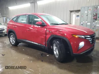 2022 Hyundai Tucson SE with VIN 5NMJACAE6NH153941, listed as a Copart auction lot 45759915 with 7,967 mi miles and Salvage Title. Bid and sale history available at carsss.com. Image 4.