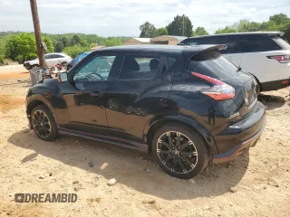 2015 Nissan Juke S with VIN JN8AF5MV4FT562114, listed as a Copart auction lot 53958235 with 93,280 mi miles and Salvage Title. Bid and sale history available at carsss.com. Image 2.