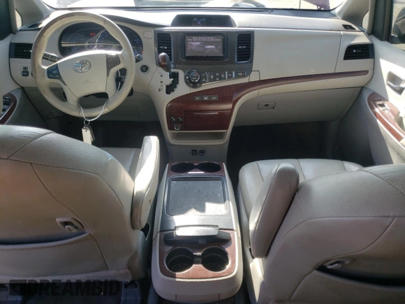 2013 Toyota Sienna XLE with VIN 5TDDK3DC5DS065463, listed as a Copart auction lot 50648205 with 112,779 mi miles and Salvage Title. Bid and sale history available at DreamBid. Image 8.
