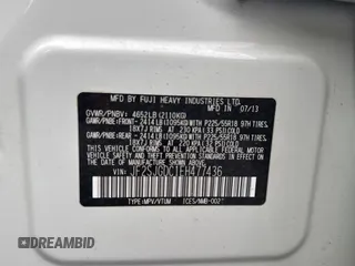 2014 Subaru Forester 2.0XT Premium with VIN JF2SJGDC1EH477436, listed as a Copart auction lot 54798465 with 124,807 mi miles and Clean Title. Bid and sale history available at carsss.com. Image 10.