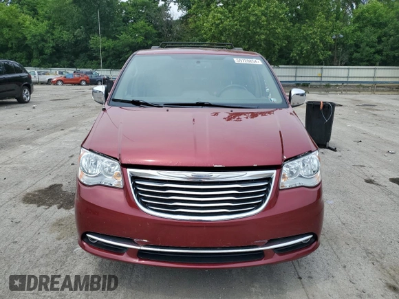 2016 Chrysler Town & Country Touring L Anniversary Edition with VIN 2C4RC1CGXGR175577, listed as a Copart auction lot 59728854 with Not Provided miles and Salvage Title. Bid and sale history available at DreamBid. Image 5.