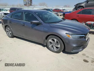 2020 Honda Insight EX with VIN 19XZE4F55LE010909, listed as a Copart auction lot 50604505 with 167,046 mi miles and Salvage Title. Bid and sale history available at DreamBid. Image 4.