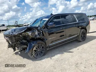 2023 GMC Yukon XL Denali with VIN 1GKS2JKT2PR438920, listed as a Copart auction lot 69749244 with 23,817 mi miles and Salvage Title. Bid and sale history available at DreamBid. Image 1.