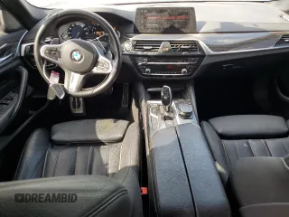 2017 BMW 5 Series 540i with VIN WBAJE5C37HG914805, listed as a Copart auction lot 50721455 with 56,668 mi miles and Salvage Title. Bid and sale history available at carsss.com. Image 8.